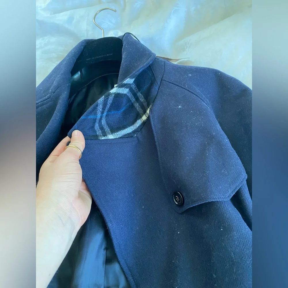 Last-time ✨ Burberry London Navy coat - Picture 7 of 8